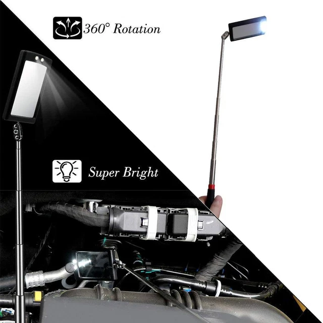 Telescopic Inspection Mirror 876 mm With LED Lights ALYCO | Products | Alyco Tools