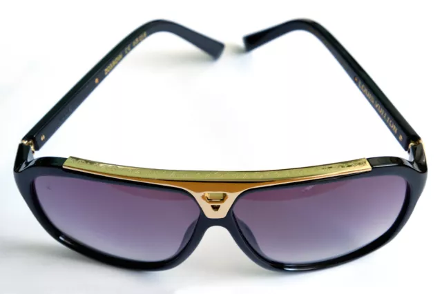 LOUIS VUITTON EVIDENCE Sunglasses Z0355W Brown Gold Millionaire