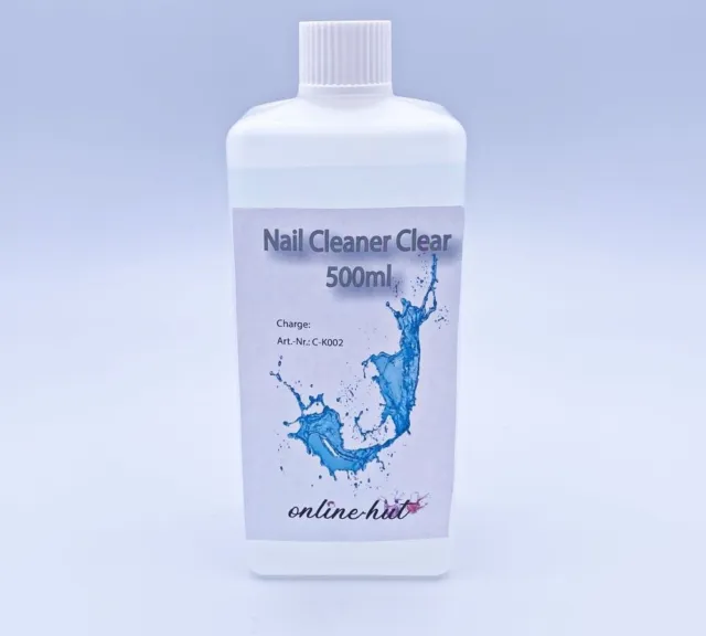 Online-Hut - Nail Cleaner - Klar - 500 ml - C-K002