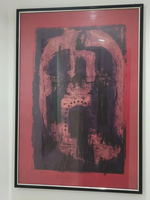 Jean-Paul BRUSSET / grande lithographie signée