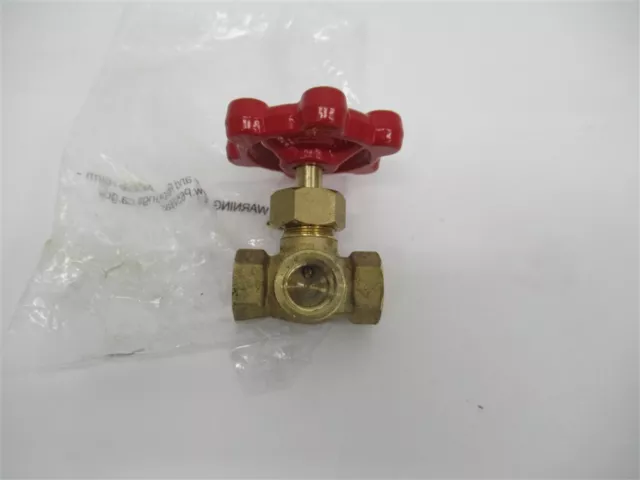 TrimFit 06-600-00 , 1/4" FPPI 3-Way Brass Valve