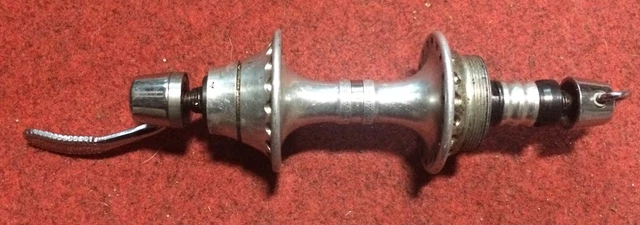 Moyeu arriere CAMPAGNOLO rear hub old bike 32 holes rayons