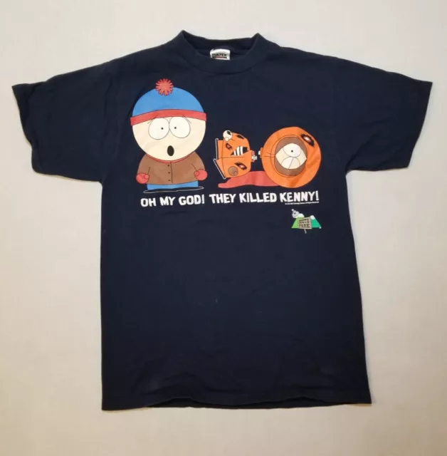 Vintage South Park Shirt 90s Oh My God They Killed Kenny! Comedy Central 1997