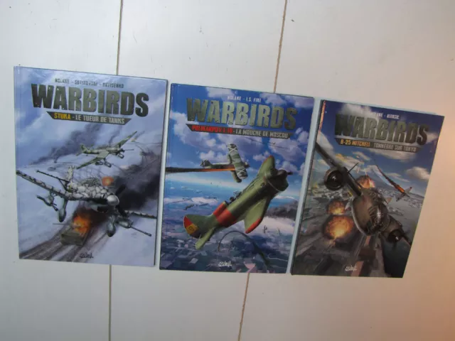 NOLANE WARBIRDS " STUKA POLIKARPOV I-16 B-25 MITCHELL " lot 3 tomes tous EO