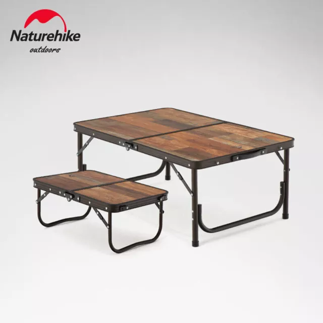 Naturehike Foldable Camping Table Folding Portable Picnic BBQ Desk Aluminium