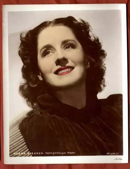 Norma Shearer Portrait 30’ Rare Vintage Tinted Photo