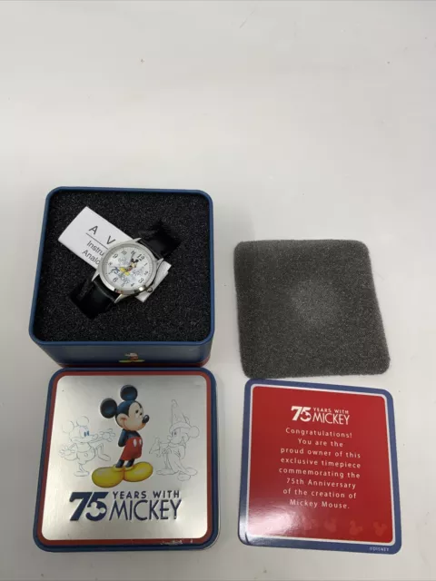 Mickey Mouse Watch Avon 75 Years With Mickey Walt Disney Wristwatch