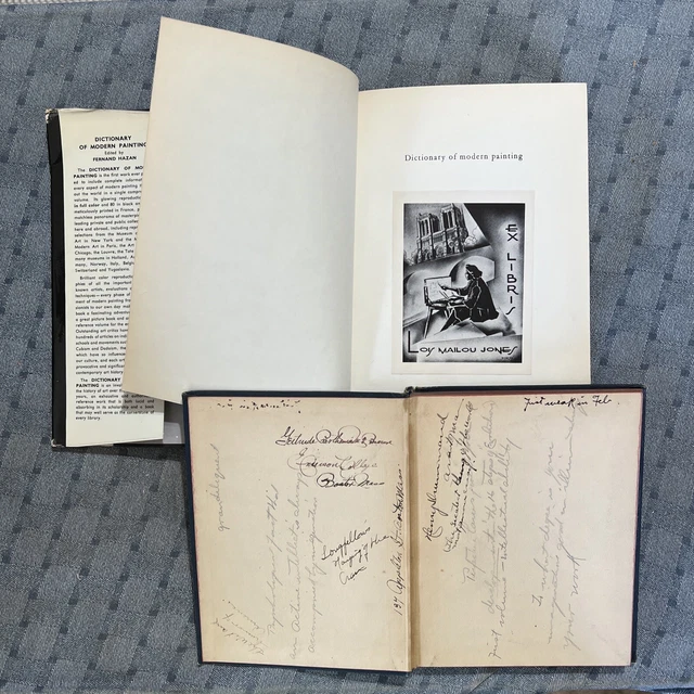 Lois Mailou Jones Ex Libris Gertrude Parthenia McBrown Sign African American Art