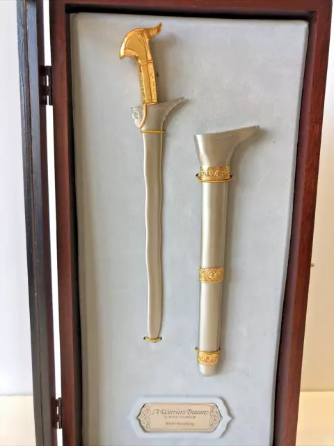 Royal Selangor Gold + Pewter Malaysian Keris Sundang A Warriors Treasure Sword