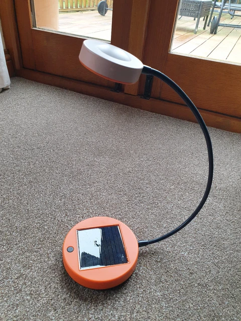 IKEA SUNNAN PORTABLE, flexible, solar powered desk lamp, rechargeable ...