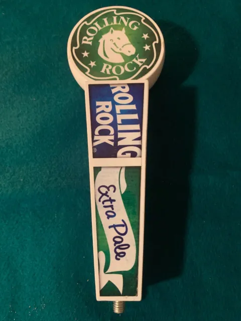Rolling Rock Extra Pale Horse Logo Beer Tap Handle 11” Tall - Excellent!