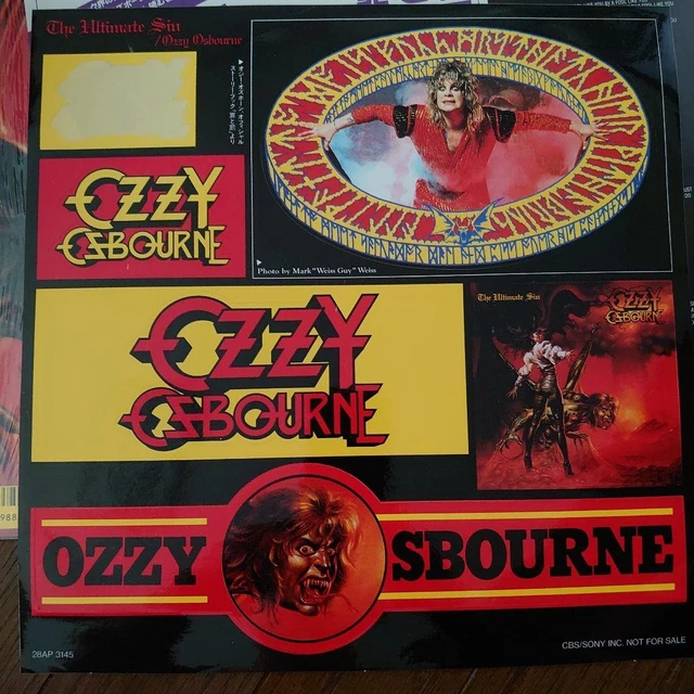 OZZY OSBOURNE / ULTIMATE LIVE - Japan LP COMPLETE $100.00 - PicClick