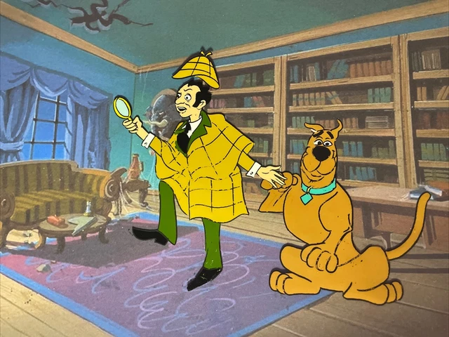 SCOOBY-DOO ANIMATION CEL 1972 Vintage Cartoons Production Art HANNA ...