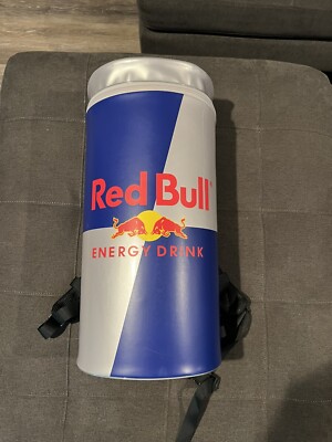 Red Bull Can Mx Cooler Backpack Xgames Travis Pastrana Promo Sample Rare 850 00 Picclick