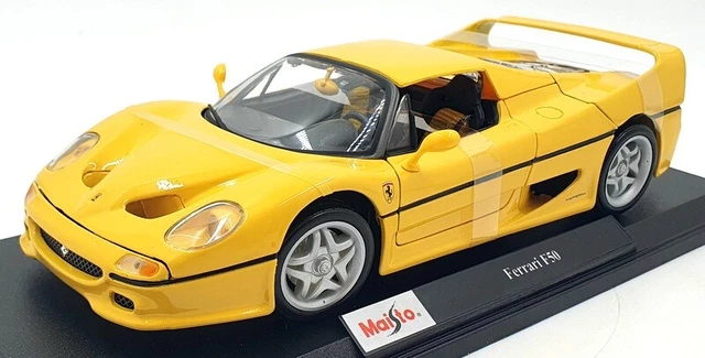MAISTO 1 18 SCALE Diecast 46629 Ferrari F50 Yellow EUR 76 99 PicClick FR