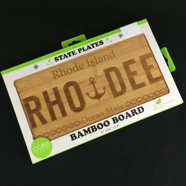 NUEVO Rhode Island Ocean State CORE Bambú Queso Placa de Licencia RHO DEE