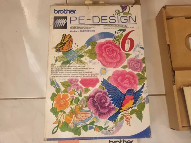 Brother PE Design USB Card Reader /Writer + Software Embroidery +Warranty 2
