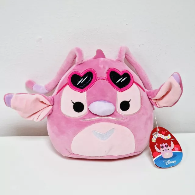 SQUISHMALLOWS DISNEY 2024 Valentine's Day Angel 8” Heart Sunglasses. 🇺🇸