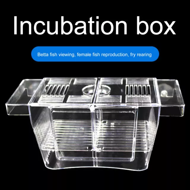 Aquarium Hatching Incubators Anti-deformation Compartment Design Plastic Fish