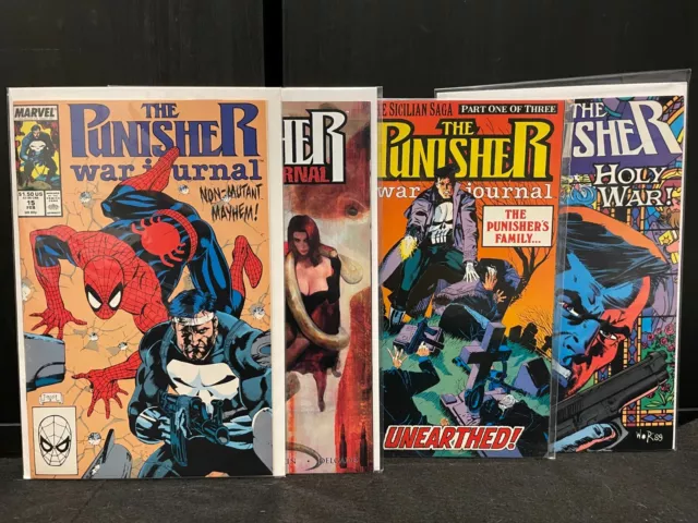 Punisher War Journal #15 16 25 30 MARVEL Bronze Age 4 Book Lot