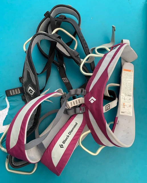 Black Diamond Climbing and Mountaineering Harness Size M #57295