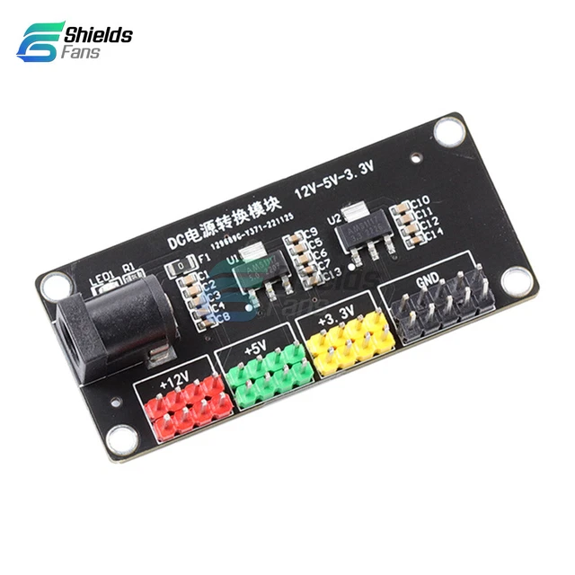 DC-DC 12V TO 3.3V 5V 12V Step Down Power Supply Module Multi Output Voltage