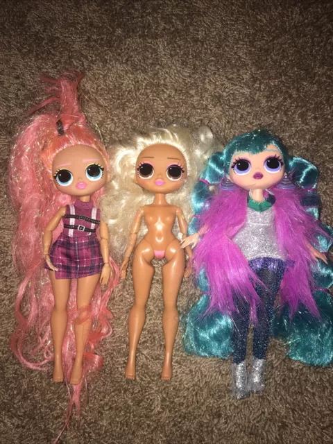 LOL Surprise OMG Doll Big Sister Lot Of 3 Different Dolls