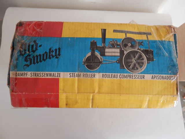 15290 KOVAP jouet ancien rouleau compresseur en tôle 1980's Road roller 1927 / Jeanmi J9 - Collection