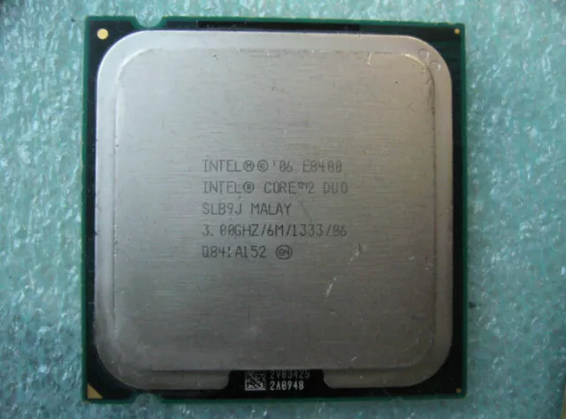 Intel Core 2 Duo E8400 SLB9J 3.0GHZ Socket LGA775 CPU Processor