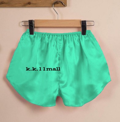 Avoria Decorato Pantalone Raso Abbigliamento Notte Ragazze Sexy Corto Casual Più Misura 
