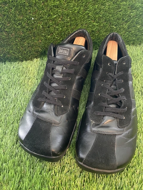 DIESEL SHOES WISH Men s Black Size 10 Leather Casual Fashion Lace Up 49.97 PicClick