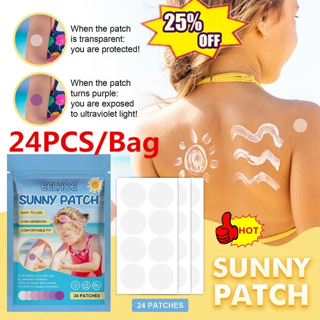 SALE HOT UV Sun Stickers Sunscreen, UV Patches With UV Detection For Adults Kids