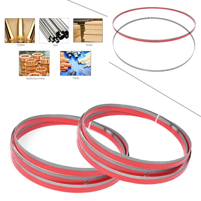 2 PCs 93-1/2" x 1/2" x 14tpi Imachinist Band Saw Blade Bi-metal M42 for Cutting