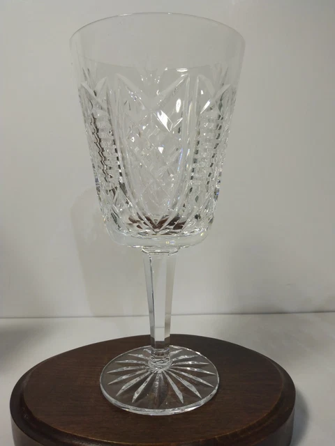 Waterford Crystal CLARE 6 7/8” Water Cut Blown Glass Goblet Discontinued