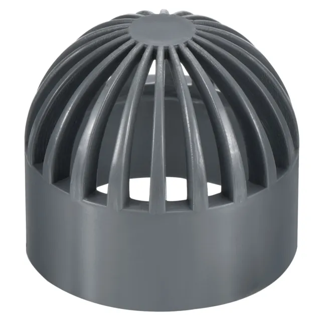 1" Atrium Grate Cover Round Outdoor UPVC Sewer Drain Pipe Fitting Gray