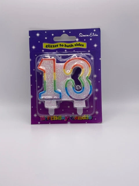 Velas de cumpleaños 13