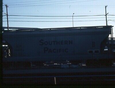 Railroad Slide - Southern Pacific #490313 Covered Hopper Car Cicero IL 1975 2
