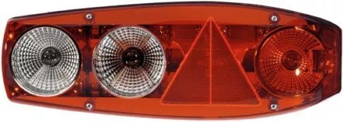 Hella, 2VP 341 419-047, Rear Light Caraluna II Caravan Clear Glass Triangle