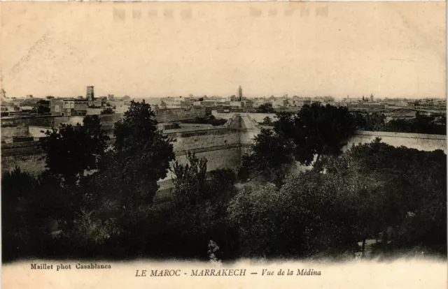 CPA AK Marrakech - Vue de la Medina MAROC (963609)