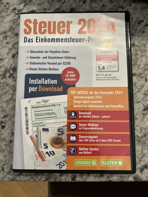 ALDI STEUER 2024 EinkommensteuerProgramm CD und Download EUR 10,00