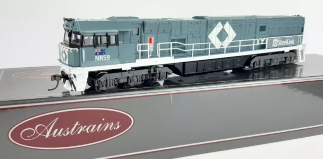 Austrains Nr Class #Nr59 "Steellink"  Runs But Cracked Gears Vgc Boxed Ho(Hl)