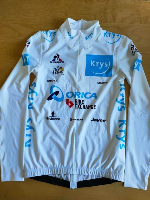 Maillot Cycliste Le Coq Sportif Blanc - Adam Yates Tour De France 2016 - Taille XS - Neuf Sans étiquette