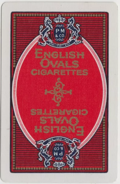 Cigarette 1960's tobacco advertising English Ovals playing swap card, uncommon