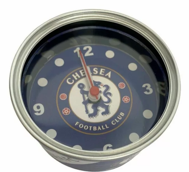 10 x OFFICIAL CHELSEA CLOCK IN A CAN  JOB LOT
