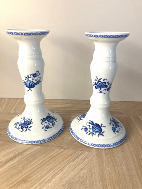 Bougeoir ancien porcelaine de Limoges signée TBE - Décoration