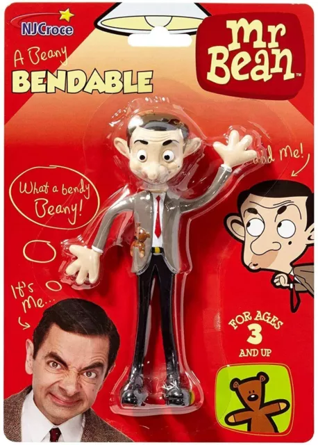 Mr Bean Bendable Figure Sitcom Toy Poseable - QUANTITY DISCOUNTS -  FREE GIFT