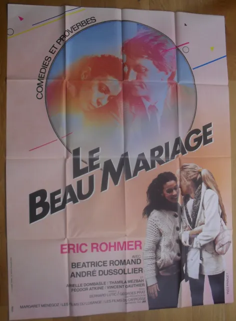 LE BEAU MARIAGE eric rohmer affiche cinema 160x120 cm originale '81