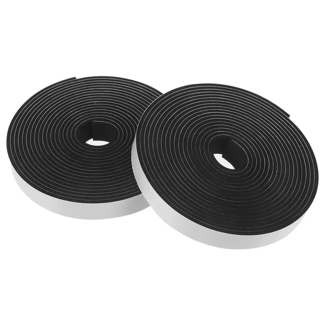 10 Rotoli Nastro Autoadesivo Con Strass - 4 File Di Cristalli - Nero/Bianco - Per Fai Da Te, Abiti E Decorazioni