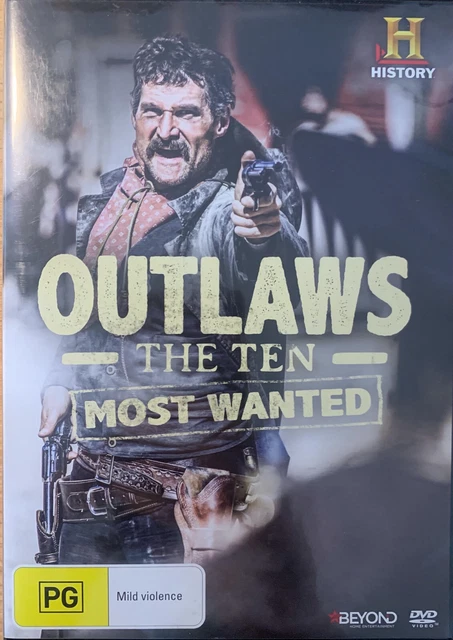 OUTLAWS: The Ten Most Wanted DVD History Channel Documentary AS NEW!