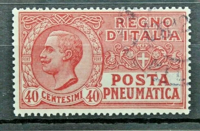 Italia Regno 1925 Posta Pneumatica 40 Centesimi Timbrato Used (C.a)